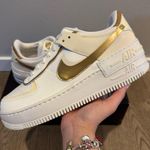 Nike Air Force 1 Shadow White Gold Photo 0
