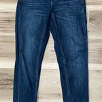 ZARA Dark Blue Raw Hem Skinny Jeans Women’s 6 Photo 0