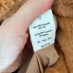 Mural Women’s Small Faux Fur Coat Brown Photo 3