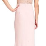 Adrianna Papell Illusion Lace Jersey Gown, Ice Pink Photo 1