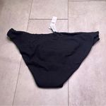 J.Crew Black Scrunchie Low Rise Hipster Bikini Bottom 2X NWT Neutral Beach Pool Photo 6