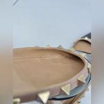 Valentino Garavani  Black Patent leather beige trim rockstud Ballet flats EU 38 Photo 10