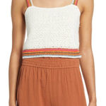 Marine layer  Caro Crochet Crop Tank Photo 0