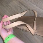 Old Navy Beige Faux Leather Tote Bag Photo 4