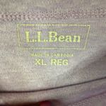 LL Bean‎ Womens Top XL Lavender Pink Square Neck Short Sleeve Cotton Staple Purple Photo 1