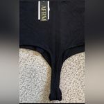 AFRM Black Strappy Bodysuit Size M Photo 5