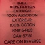 Calvin Klein Women Button Up Top 2X Coral Cotton Gauze Relaxed Cruisewear Resort Photo 4