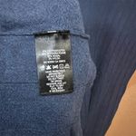 Nic + Zoe Sweater Dress Large Navy Blue A Line Knee Length Half Sleeve Ribbed Photo 7