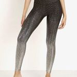Beyond Yoga Drip Dot High Waisted Midi Leggings Black Gold Metallic Size Small Photo 2