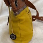 The Sak Yellow and Brown Crossbody Bag with Buckle Detail Photo 2