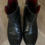 Matisse Ankle Black Crocodile Pattern Boots Size 7.5 Photo 0