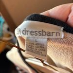 Dress Barn  Beige and Black knit Striped Top large Photo 2