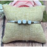 None Cute Artisan Made Silver Tone Bangle Cuff Bracelet Wire Wrapped Hammered Photo 5