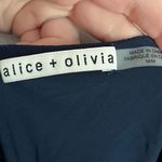 Alice + Olivia  • SAPPHIRE BLUE ONE-SHOULDER VELVET TOP Photo 8