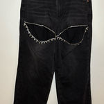Sincerely Jules Black Denim with Rhinestone Accents Taylor Swift Heart NWT 30 Photo 0