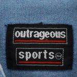 Vtg American Flag Hand Painted Denim Shirt Americana Art to Wear‎ Western Size M Blue Size M Photo 6