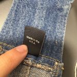 VINTAGE Patchwork Denim Overall Dress Blue Size undefined Photo 9