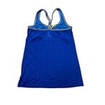 Lole  Love Tank Top UPF 50+ Blue Sleeveless Back Braid Yoga LARGE Activewear Photo 4