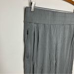 Senita Athletics  criss cross‎ tie leggings ballet leggings size medium gray Photo 2