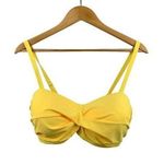 Body Glove Women's Yellow Bikini Top - Size D Cup Photo 0