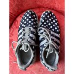 Adidas  Navy Polka Dot Sneakers - Women's Size 7.5 Photo 1