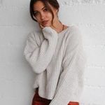 American Threads Cream Sweater Photo 0