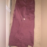 Alo Yoga Alo Show Off Cargo Wide Leg Trouser nwot $160 maroon casual fall active classic Photo 7