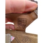 Taos Womens Sandals Wedge Cork Strappy Braided Tan Leather Buckle Closure Size 6.5 Photo 6