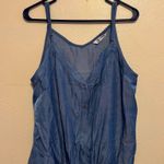 Cupshe  Denim Blue Tie-Front Camisole Photo 0