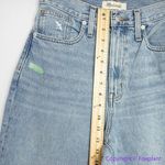 Madewell NEW  Baggy Straight Jeans in Earlhurst Wash: Ripped‎ Edition, 25 Photo 7