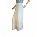 J.R. NITES A VINTAGE CREAM SPLIT LEG CHIFFON EVENING WEAR TROUSERS NWT (20W) Photo 4