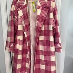 Boohoo Oversized Check Wool Like Coat Photo 3