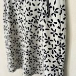 Le lis  Black and White Floral Pencil Skirt Photo 4