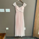 NWT Lulus Make Me Move White Maxi Dress in Blush Size Small Pink Photo 3