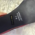 Amalfi by Rangoni Made in Italy Red Leather Bow Flats – Size 7M Photo 3
