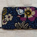 Vera Bradley African Violet Turn Lock Quilted Wallet Retired Pattern 7.5” x 4.5” Photo 0