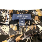 Peter Som Silky Pineapple Print Jogger Pants Photo 4