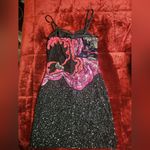 Nasty Gal COPY - NWT Abstract Floral Sequin Strappy Mini Dress Size 2 Photo 9