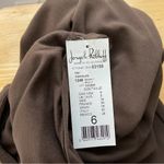 Joseph Ribkoff Brown Zip Front Knit Stretch Trouser Pants Size 6 Photo 4