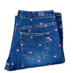 Lilly Pulitzer  Vintage Embroidered Pink Whale Jeans Photo 3