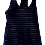 Athleta  Women's Athletic Racerback Tank Top Striped - Navy and Multicolor Size M Photo 0