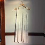 Halston Heritage Halston Cream Satin Cowl Neck Cocktail Dress NWT Photo 3