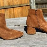 Mansur‎ Gavriel Soft Suede Brown Ankle Boots Booties Shoes 38 8 US Photo 0