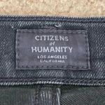 Citizens of Humanity  Rocket Crop High Rise Skinny Black Denim Jeans SZ 25 # 1040 Photo 7