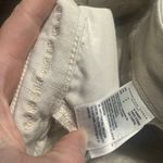 American Eagle  cream distressed size 4 short Mom straight jeans Photo 1