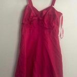 Love Riche  Red Sweetheart A Line Coquette Dress Twist Front Photo 0