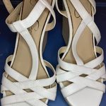 Jessica Simpson White Wedges Photo 0