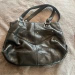 b. makowsky Black Leather Shoulder Bag Photo 3