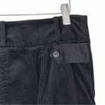 BRORA Black Corduroy Bombacho Pleated Slouchy Tapered Ankle Pants Women’s Size 4 Photo 7