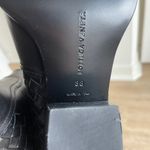 Bottega Veneta Edoardo Intrecciato Jungle Calf Western Ankle Boot in Black Leather Size 38 Photo 6